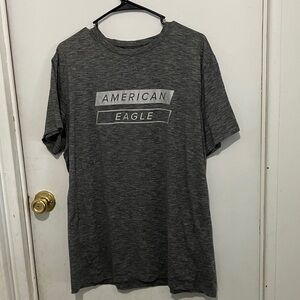 American Eagle Outfitters Charcoal Men's Tee EUC
